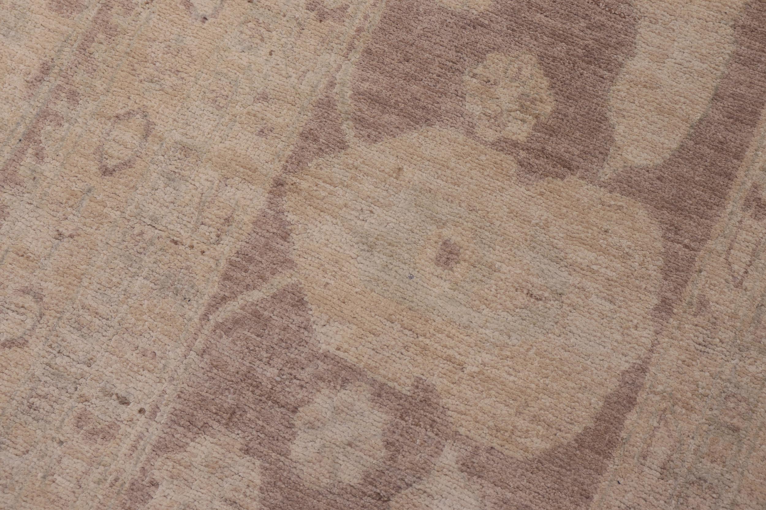 handmade Transitional Kafkaz Ivory Lt. Brown Hand Knotted RECTANGLE 100% WOOL area rug 12' x 15'