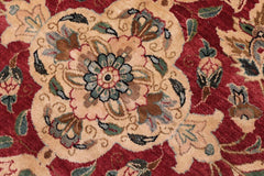 Semi-Antique Gulab Sherryl Red/Red Wool Rug - 11'8'' x 18'5''