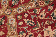 Semi-Antique Gulab Sherryl Red/Red Wool Rug - 11'8'' x 18'5''