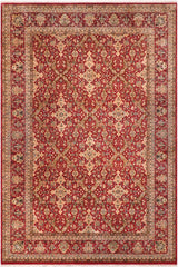 Semi-Antique Gulab Sherryl Red/Red Wool Rug - 11'8'' x 18'5''
