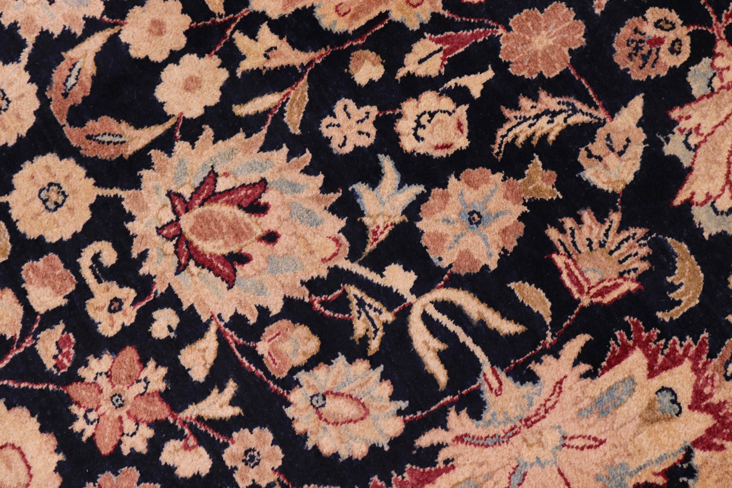 handmade Transitional Anmol Agra Blue Red Hand Knotted RECTANGLE 100% WOOL area rug 10x14