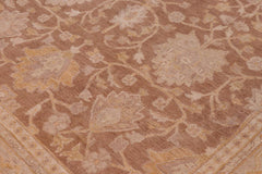 handmade Traditional Kafkaz Brown Tan Hand Knotted RECTANGLE 100% WOOL area rug 12 x 18