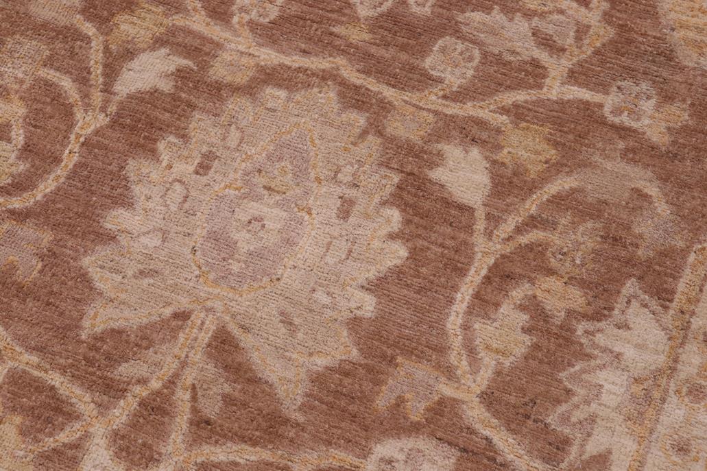 handmade Traditional Kafkaz Brown Tan Hand Knotted RECTANGLE 100% WOOL area rug 12 x 18