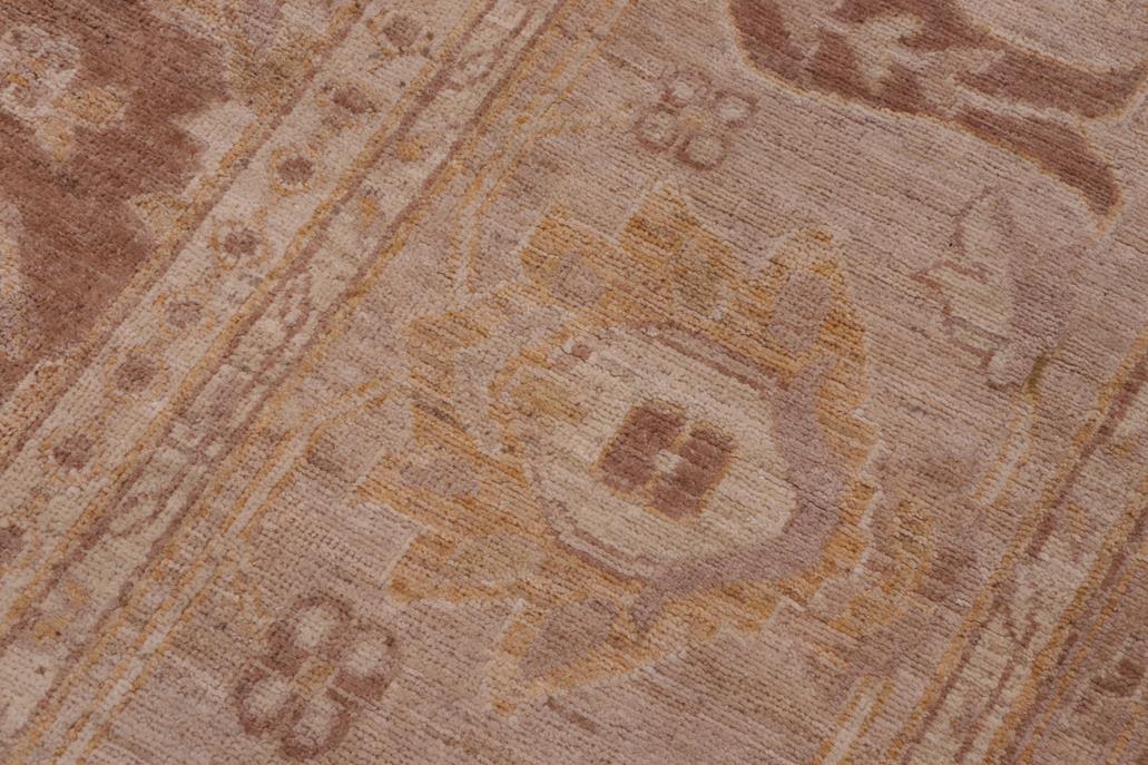 handmade Traditional Kafkaz Brown Tan Hand Knotted RECTANGLE 100% WOOL area rug 12 x 18