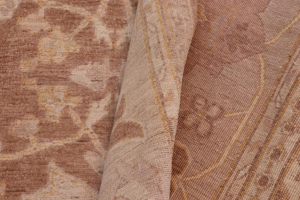 handmade Traditional Kafkaz Brown Tan Hand Knotted RECTANGLE 100% WOOL area rug 12 x 18