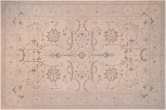 handmade Traditional Kafkaz Lt. Tan Lt. Green Hand Knotted RECTANGLE 100% WOOL area rug ODD