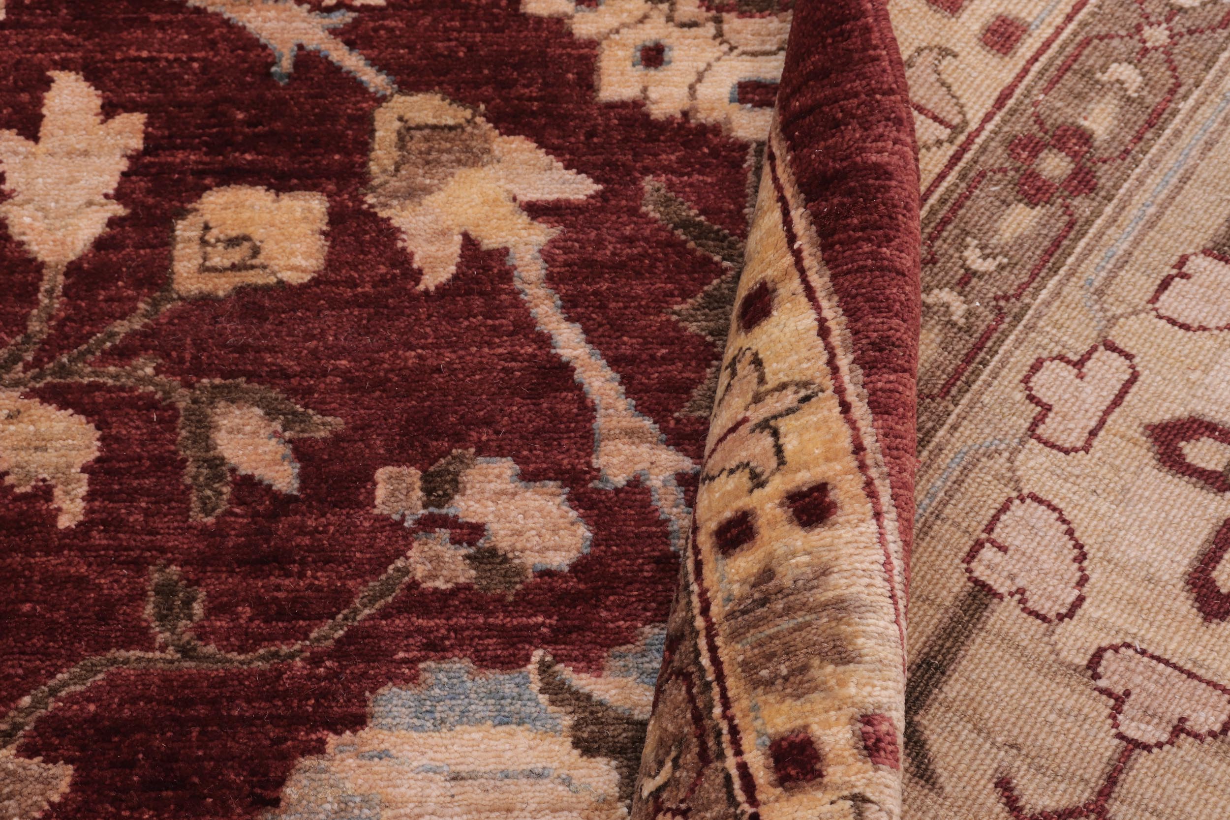 handmade Traditional Kafkaz Red Lt. Green Hand Knotted RECTANGLE 100% WOOL area rug 12x15