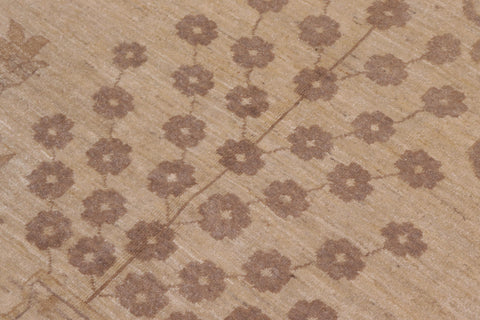 handmade Traditional Kafkaz Tan Tan Hand Knotted RECTANGLE 100% WOOL area rug 12x18