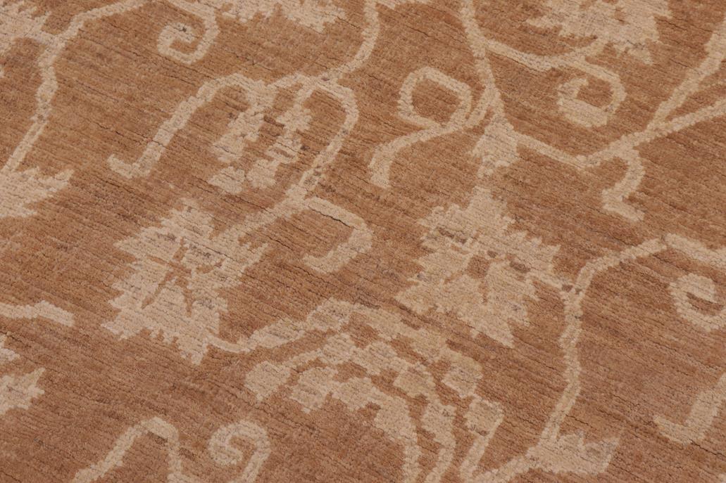 handmade Transitional Kafkaz Brown Brown Hand Knotted RECTANGLE 100% WOOL area rug 12 x 18