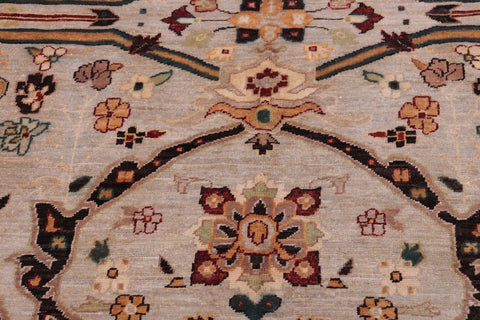 handmade Traditional Kafkaz Gray Brown Hand Knotted RECTANGLE 100% WOOL area rug 12x15