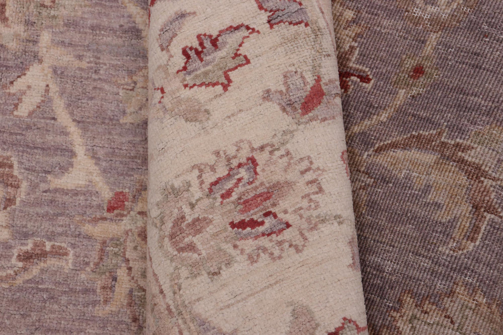 handmade Traditional  Lt. Brown Ivory Hand Knotted SQUARE 100% WOOL area rug 7x7