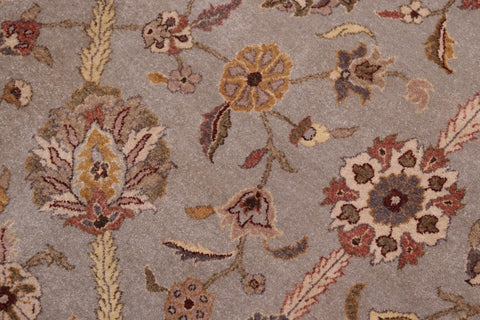 handmade Transitional Jafri Lt. Gray Tan Hand Knotted RECTANGLE 100% WOOL area rug 12x15