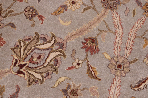 handmade Transitional Jafri Lt. Gray Tan Hand Knotted RECTANGLE 100% WOOL area rug 12x15