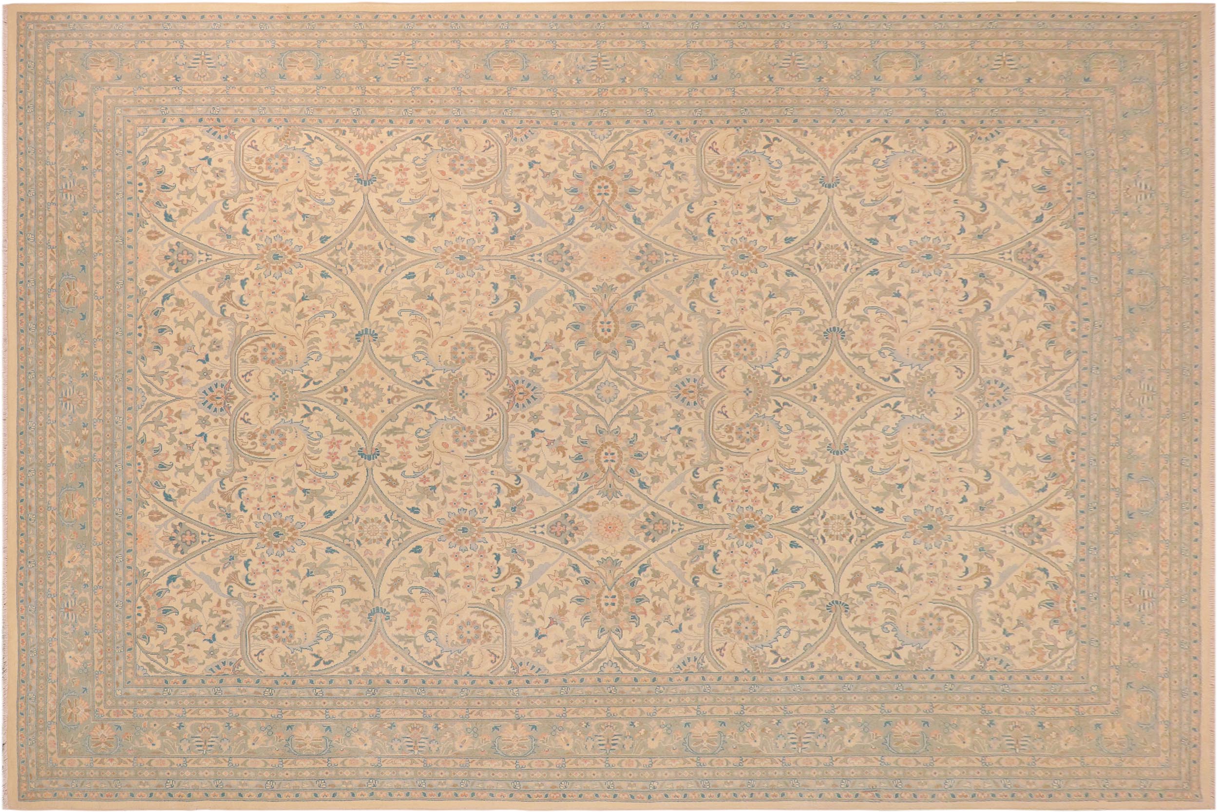 handmade Traditional Kafkaz Lt. Gray Gray Hand Knotted RECTANGLE 100% WOOL area rug 10x14