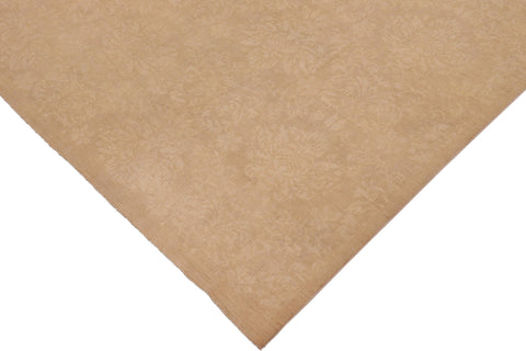 handmade Modern Kafkaz Brown Tan Hand Knotted RECTANGLE 100% WOOL area rug 10' x 14'