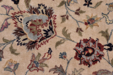 handmade Traditional Jhangeer Lt. Gray Lt. Gray Hand Knotted RECTANGLE WOOL&SILK area rug 12x17
