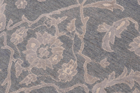 handmade Transitional Kafkaz Lt. Blue Lt. Green Hand Knotted RECTANGLE 100% WOOL area rug 12' x 18'