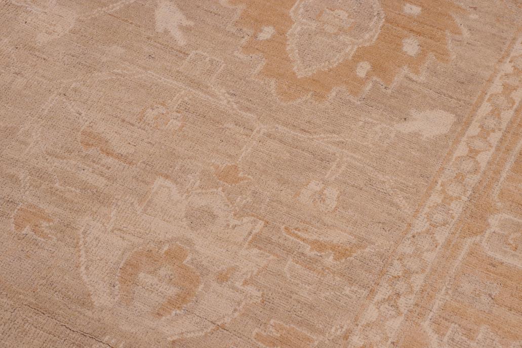 handmade Traditional Lahore Drk. Blue Lt. Gold Hand Knotted RECTANGLE 100% WOOL area rug 6 x 9