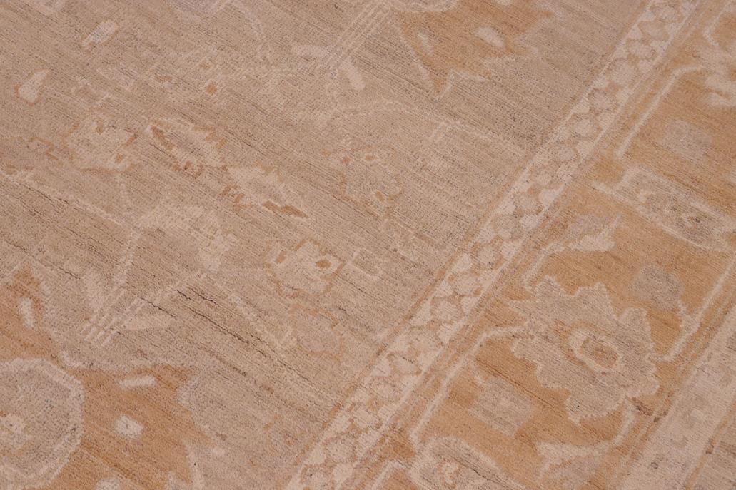 handmade Traditional Lahore Drk. Blue Lt. Gold Hand Knotted RECTANGLE 100% WOOL area rug 6 x 9