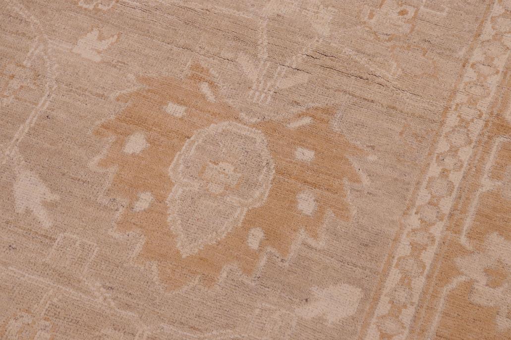 handmade Traditional Lahore Drk. Blue Lt. Gold Hand Knotted RECTANGLE 100% WOOL area rug 6 x 9