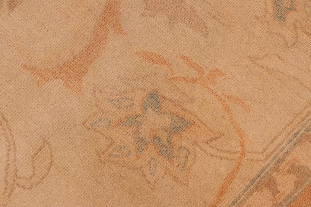 handmade Traditional Kafkaz Tan Gold Hand Knotted RECTANGLE 100% WOOL area rug 6 x 9