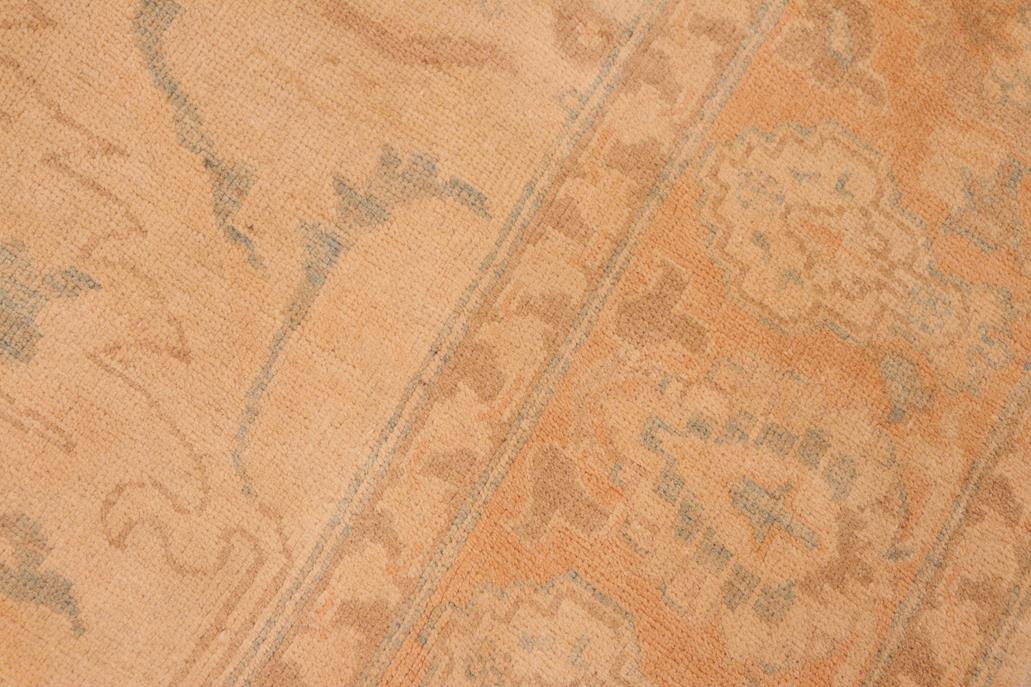 handmade Traditional Kafkaz Tan Gold Hand Knotted RECTANGLE 100% WOOL area rug 6 x 9