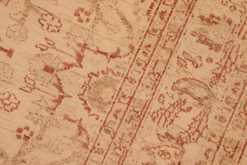 handmade Traditional Kafkaz Beige Rust Hand Knotted RECTANGLE 100% WOOL area rug 6 x 9