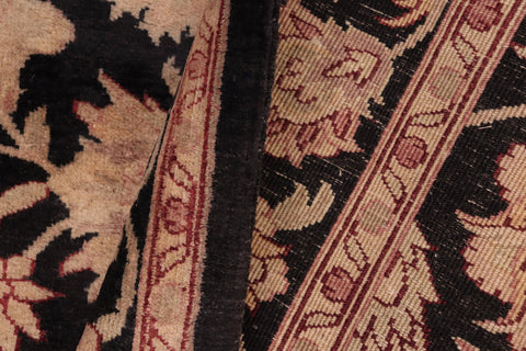 handmade Transitional Kafkaz Black Red Hand Knotted RECTANGLE 100% WOOL area rug 6' x 9'