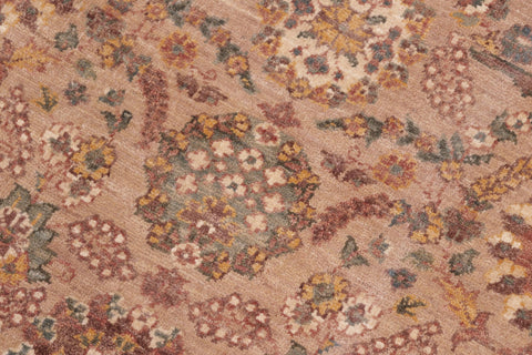 handmade Transitional Kafkaz Tan Brown Hand Knotted RECTANGLE 100% WOOL area rug 6' x 9'