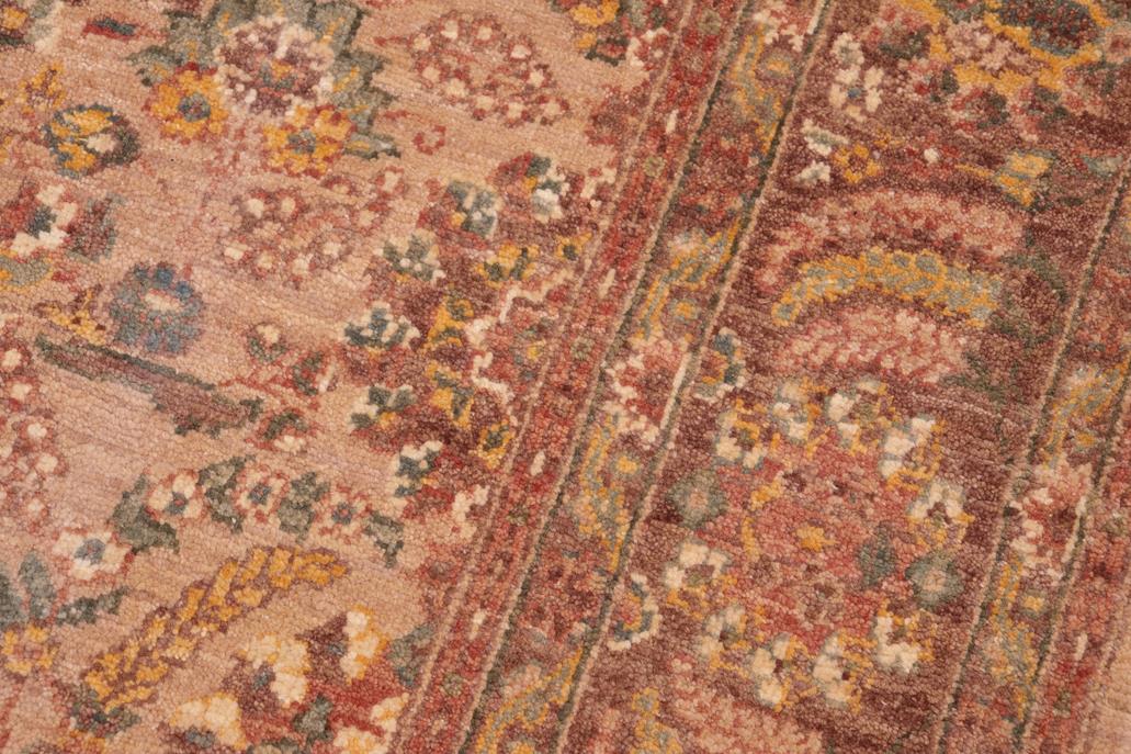 handmade Traditional Kafkaz Tan Brown Hand Knotted RECTANGLE 100% WOOL area rug 6 x 9