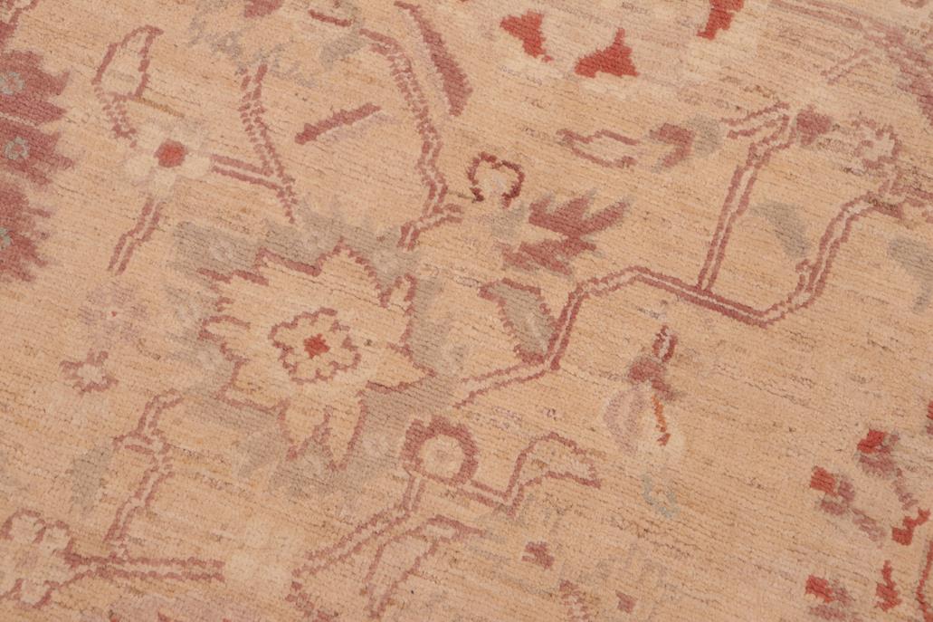 handmade Transitional Kafkaz Tan Brown Hand Knotted RECTANGLE 100% WOOL area rug 6 x 9