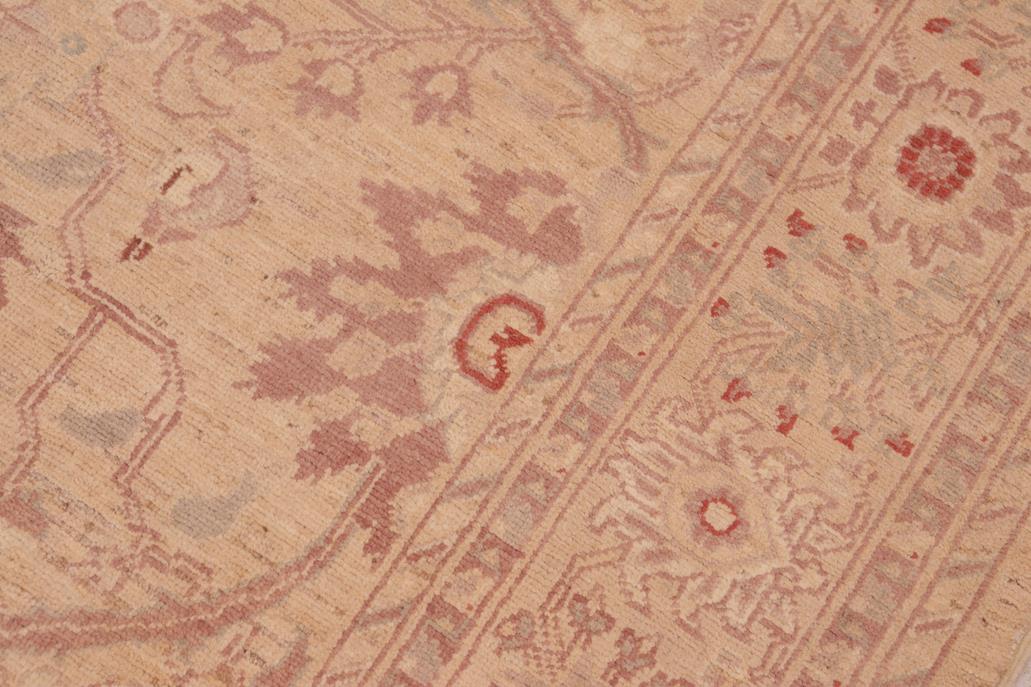 handmade Transitional Kafkaz Tan Brown Hand Knotted RECTANGLE 100% WOOL area rug 6 x 9