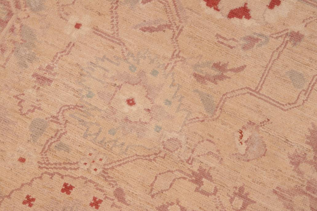 handmade Transitional Kafkaz Tan Brown Hand Knotted RECTANGLE 100% WOOL area rug 6 x 9