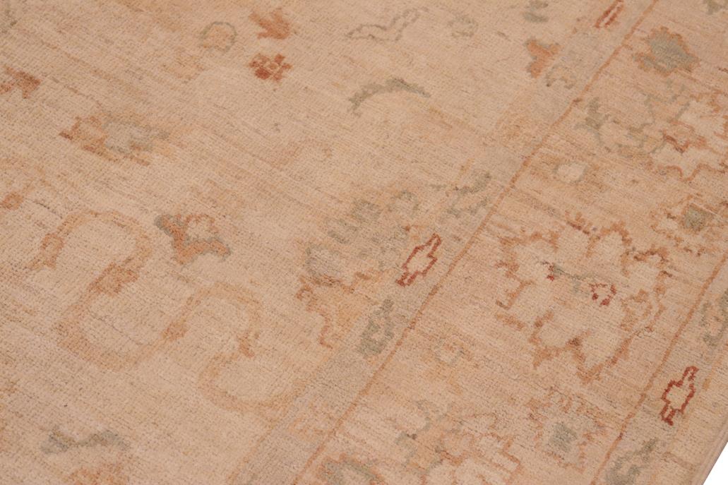 handmade Transitional Kafkaz Beige Brown Hand Knotted RECTANGLE 100% WOOL area rug 6 x 9