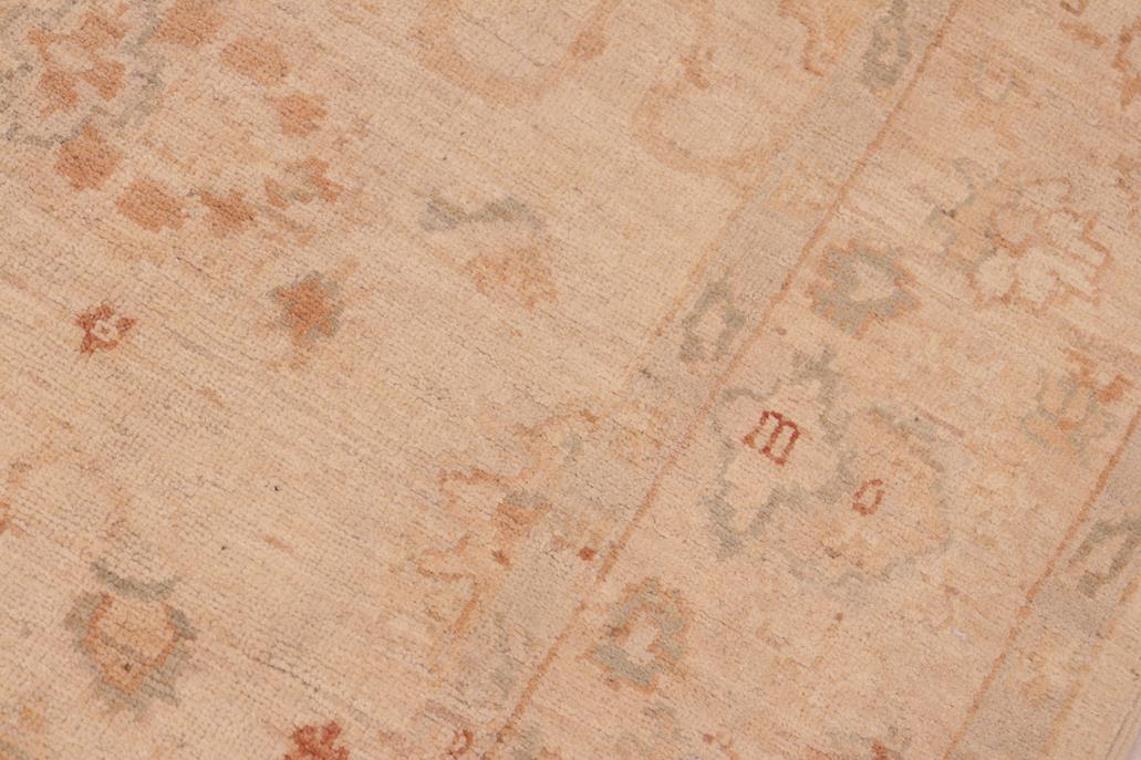 handmade Transitional Kafkaz Beige Brown Hand Knotted RECTANGLE 100% WOOL area rug 6 x 9