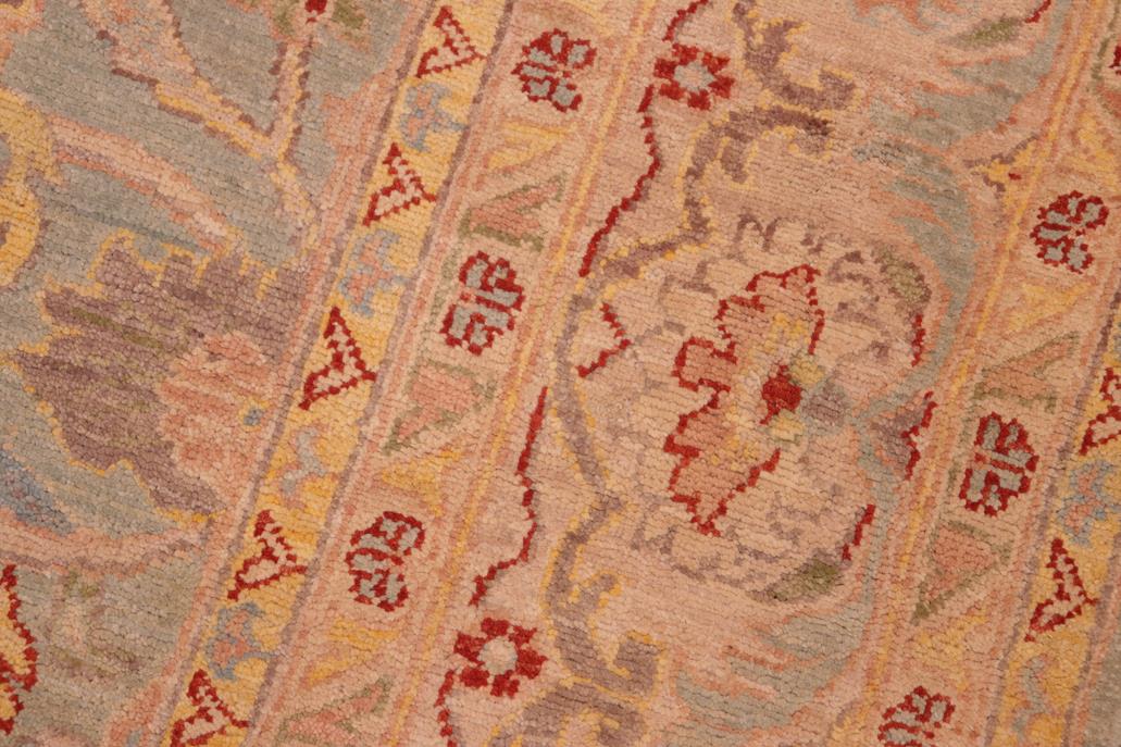 handmade Traditional Kafkaz Green Tan Hand Knotted RECTANGLE 100% WOOL area rug 6 x 9