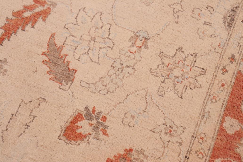 handmade Traditional Kafkaz Tan Rust Hand Knotted RECTANGLE 100% WOOL area rug 6 x 9