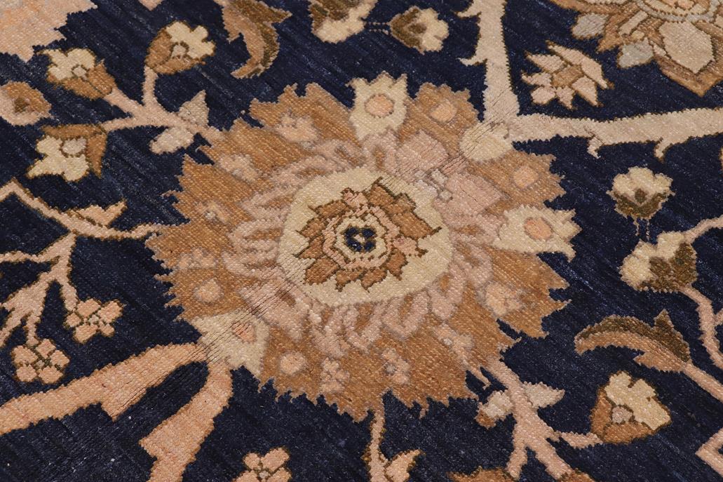 handmade Traditional Kafkaz Blue Green Hand Knotted RECTANGLE 100% WOOL area rug 9 x 13