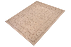 handmade Traditional Kafkaz Beige Tan Hand Knotted RECTANGLE 100% WOOL area rug 9x12