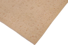 handmade Traditional Kafkaz Beige Lt. Brown Hand Knotted RECTANGLE 100% WOOL area rug 9 x 12