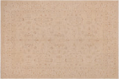 handmade Traditional Kafkaz Beige Lt. Brown Hand Knotted RECTANGLE 100% WOOL area rug 9x12