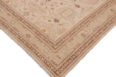handmade Traditional Kafkaz Beige Tan Hand Knotted RECTANGLE 100% WOOL area rug 9x12
