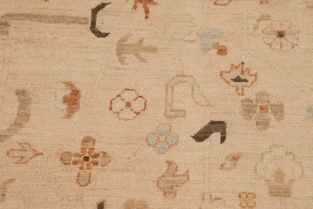 handmade Traditional Kafkaz Beige Rust Hand Knotted RECTANGLE 100% WOOL area rug 9x12