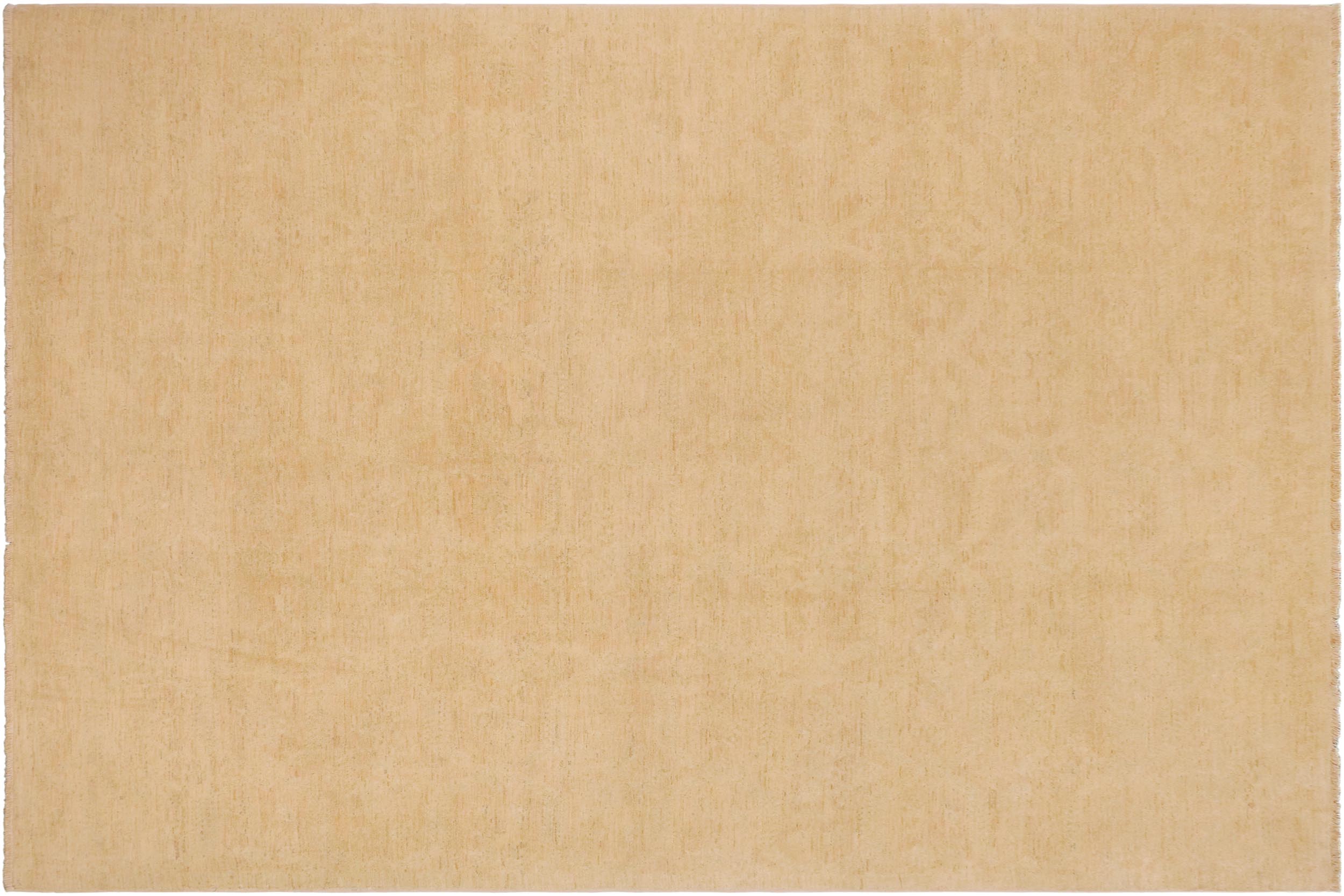 handmade Modern Kafkaz Nude Tan Hand Knotted RECTANGLE 100% WOOL area rug 9' x 12'