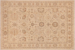 handmade Traditional Kafkaz Beige Rust Hand Knotted RECTANGLE 100% WOOL area rug 9x12
