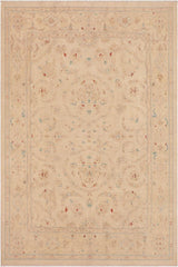 handmade Traditional Kafkaz Beige Lt. Brown Hand Knotted RECTANGLE 100% WOOL area rug 9 x 12