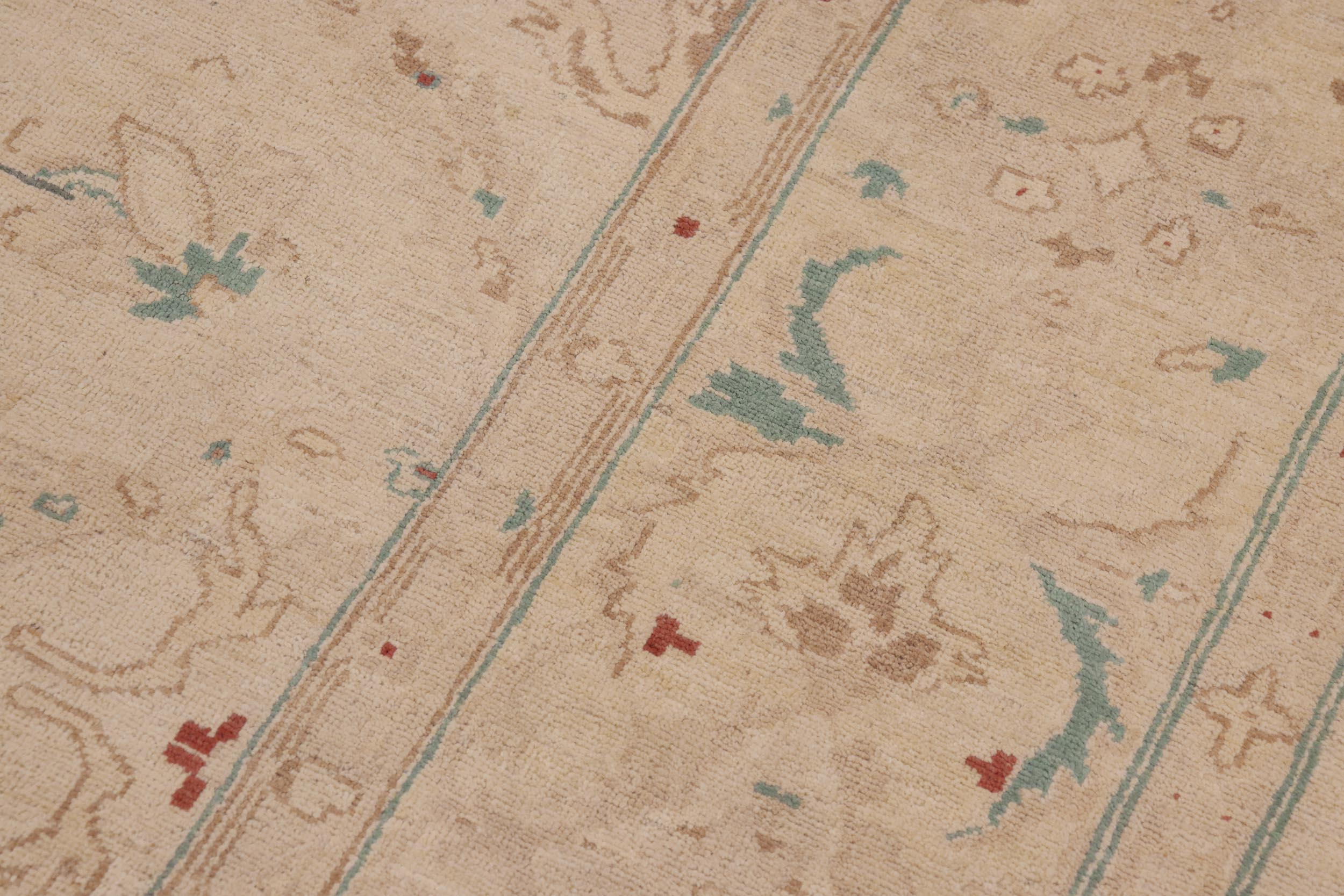 handmade Traditional Kafkaz Beige Lt. Brown Hand Knotted RECTANGLE 100% WOOL area rug 9x12