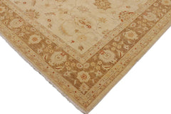 handmade Traditional Kafkaz Beige Lt. Brown Hand Knotted RECTANGLE 100% WOOL area rug 9 x 12