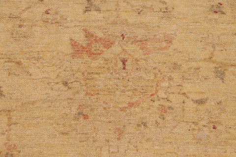 handmade Traditional Kafkaz Lt. Gold Tan Hand Knotted RECTANGLE 100% WOOL area rug 9x12