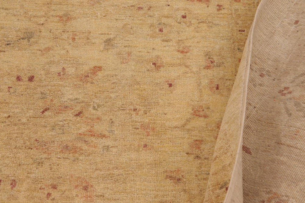 handmade Traditional Kafkaz Lt. Gold Tan Hand Knotted RECTANGLE 100% WOOL area rug 9x12